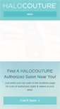 Mobile Screenshot of halocouture.com