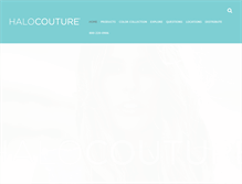 Tablet Screenshot of halocouture.com